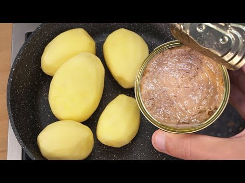 ¡Todos están comprando ATÚN EN LATA después de ver esta receta! Cena barata y deliciosa!