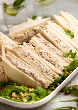 Sándwiches de pollo: ¡reuniones, picnics, almuerzos!