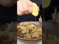Berenjena tatemado con ajo y chile morita #shorts #receta #recetamexicana