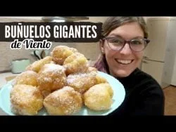 BUÑUELOS de VIENTO GIGANTES *Postres Fáciles y Rápidos*