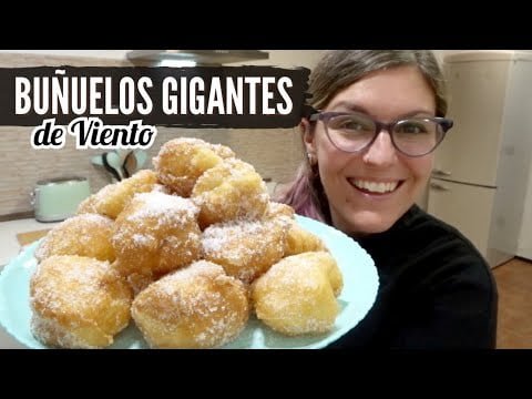 BUÑUELOS de VIENTO GIGANTES *Postres Fáciles y Rápidos*