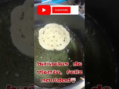 Buñuelos de viento #receta #shorts #eua #navidad #añonuevo #tradicionmexicana