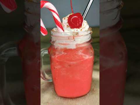 Canela Cherry Frappé ❤️ ❄️✨🌲🍒 #shorts #receta #navidad
