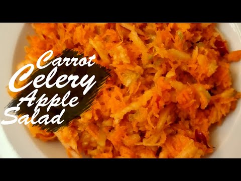 Carrot Celery Apple Salad without thermomix // Easy salad recipe
