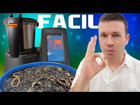 COMO HACER FACIL RISOTTO NEGRO con el ROBOT de COCINA MyCook Touch