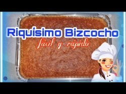 como hacer un Riquísimo BIZCOCHO facil y rapido – receta paso a paso