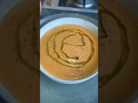 Crema de mariscos con crutones caseros #shorts #shortyoutube #receta