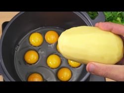 Cuando tengas 2 papas y 1 huevo. Prepara estas deliciosas Patatas. receta rapida y facil