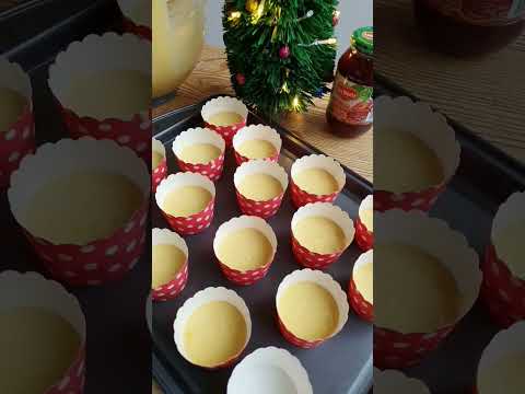 #Cupcakes de elotito dorado. #Receta en el primer comentario. #postre #navidad