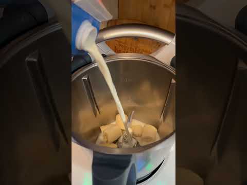 Спелый банан и молоко равно ВКУСНОТА!BANANENMILCH AUS THERMOMIX😃 #thermomix #термомикс#рецепты