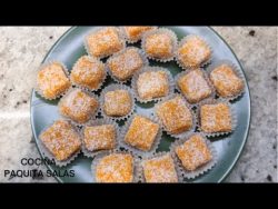 DELICIAS DE ZANAHORIA Y COCO con thermomix/RECETA FACIL/COCINA PAQUITA SALAS