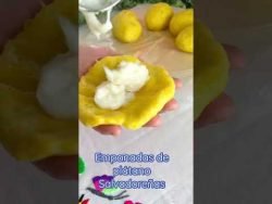 Empanadas de plátano Salvadoreñas #receta #empanadasdeleche #elsalvador #comidasalvadoreña