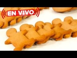 En VIVO: GALLETAS de JENGIBRE 😍🍪😋, receta fácil y rápida en directo