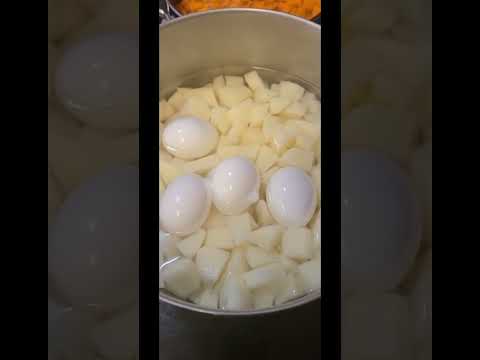 Ensalada de papas #receta #comidadominicana #plátanopower