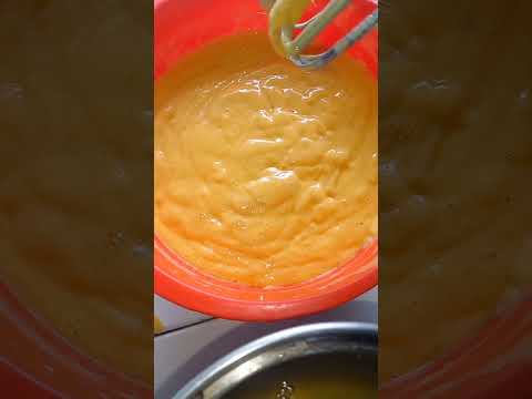 Esponjado de mango (parte 1) #navidad #facil #rapido #receta #mango #Esponjado