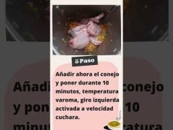 😋 Receta Sencilla de Guiso de Patatas con Conejo en la Thermomix #shorts #shortrecipe