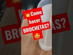 🤔¿COMO PREPARAR BROCHETAS?#shorts #receta