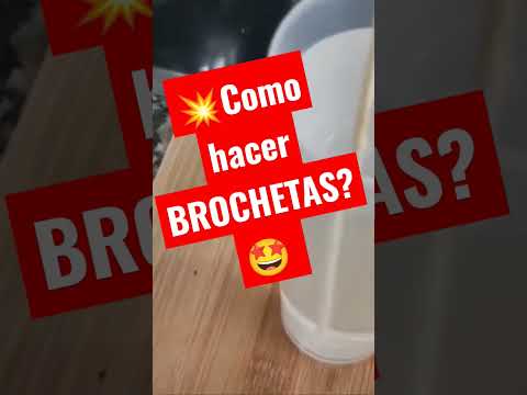 🤔¿COMO PREPARAR BROCHETAS?#shorts #receta