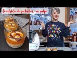 🤶🎄 EMULSION DE PATATA CON PULPO 🎄🤶 6 MENUS DE NAVIDAD PARA 12 PERSONAS #1 🤶🎄 con Thermomix® #tm6