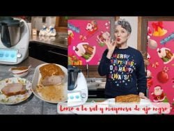 🤶🎄 LOMO A LA SAL | MAYONESA AJO NEGRO 🎄🤶 6 MENUS DE NAVIDAD PARA 12 PERSONAS #6 🤶🎄 Thermomix® #tm6