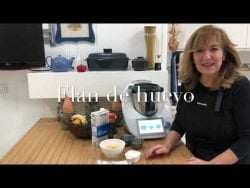 Flanes de huevo con Thermomix/ receta realizada por Justa Molina