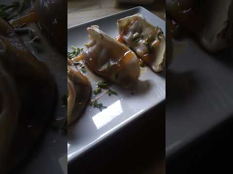 GYOZAS DE TRUFA Y FOIE #short #shotsvideo #receta