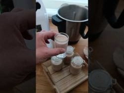 Kinderschokoladen-Likör (Thermomix) mit Monsieur Cuisine Smart zubereitet.