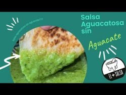 La Salsa del falso guacamole! #salsa #receta #cocina #cocinafacil #picante
