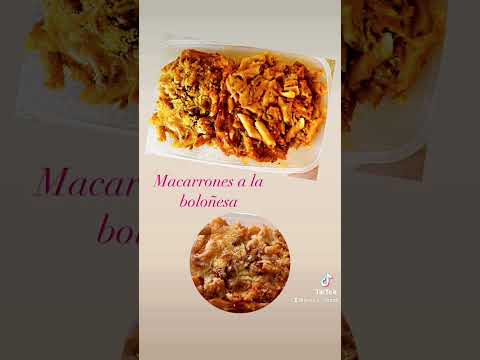 Macarrones a l boloñesa en THERMOMIX #reels #tiktok #reelsinstagram #parati #influencer #recetas