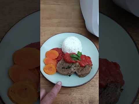 Monsieur Cuisine Smart | Hackbraten mit Paprika Sauce
