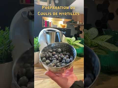Panna cotta à la vanille et myrtilles au thermomix