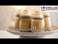 Panna Cotta de Turrón | Recetas Thermomix