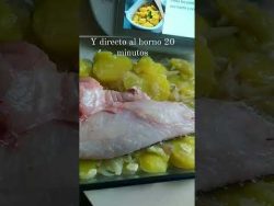 Pescado con patata panadera. #thermomix #patatas #patatapanadera #tm6 #thermomixtm6