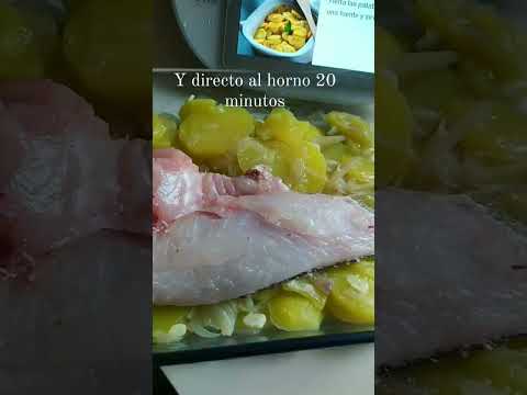 Pescado con patata panadera. #thermomix #patatas #patatapanadera #tm6 #thermomixtm6