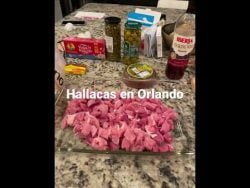 Primera vez haciendo hallacas con mi papá en Orlando #hallacas #receta #tradiciones #navidad
