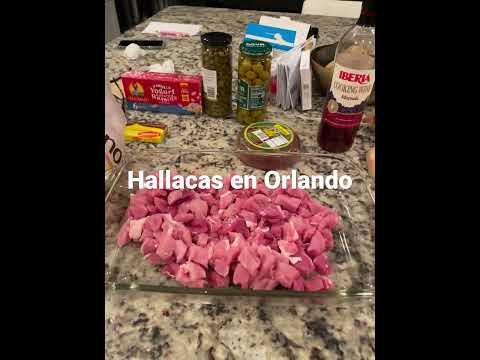 Primera vez haciendo hallacas con mi papá en Orlando #hallacas #receta #tradiciones #navidad