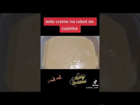 RECEITA LEITE CREME NO ROBÔ DE COZINHA (MONSIEUR CUISINE CONNECT)RÁPIDO/FÁCIL PARA O NATAL #shorts