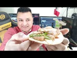 #receta de #cocina #tostadas de #camarones al #aguachile #gambas #comida #alimento #marisco #chile