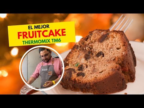 Receta de fruitcake para Navidad y Año Nuevo