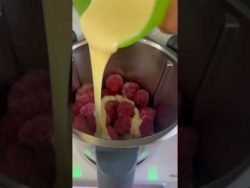 Sorbet aux fraises صغبي thermomix #thermomixcanada #viral #memes #explore #trending #strawberry