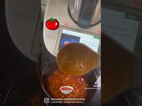 Tomato soup from thermomix #thermomix #cookingathome #alittlebitofcooking #tm6