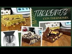 TURRONES caseros de NAVIDAD 🎄 🎁 con THERMOMIX | Cómo hacer turrones en casa PASO a PASO🌟