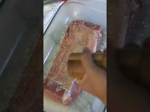 Una #receta facil para esta #navidad Lomo de cerdo #bbq