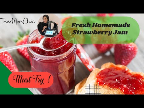 Unsupervised Delicious Strawberry homemade jam, made effortlessly in Thermomix
