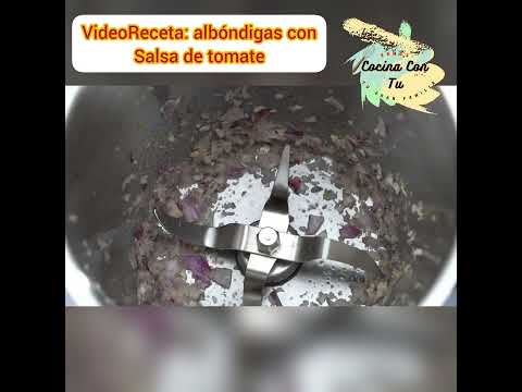 albóndigas con salsa de tomate (VideoReceta Monsieur Cuisine Smart)