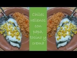 Chiles rellenos con papa | Los mejores chiles rellenos #receta #recetafácil #cocinaderancho