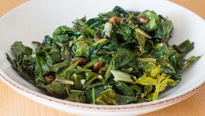 Cocina africana, receta de coles de Kenia