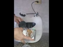 Copa de turrón y queso, fácil y rico con Thermomix