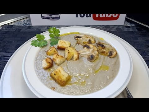 #crema #de #champiñones #receta #casera #fácil 😋😋😋