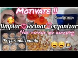 ✅MOTIVATE conmigo🧼👩‍🍳🏠🏕NOS VAMOS DE CAMPING #motivate #motivatealimpiar #cocina #receta #clean